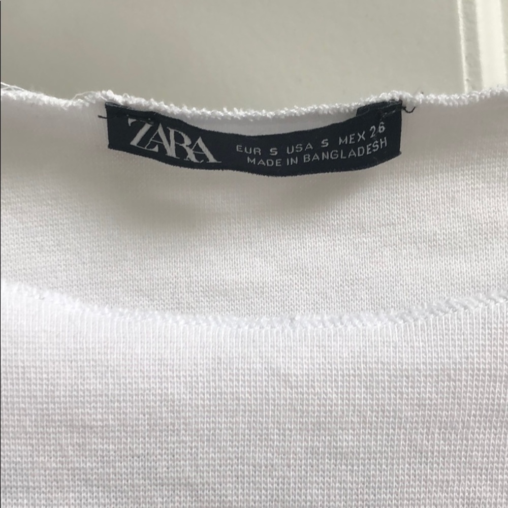 Zara white basic tee - Picture 3 of 3
